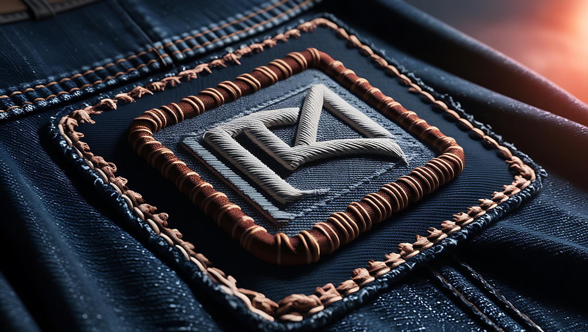 Gesticktes Wappen auf Servicejacke